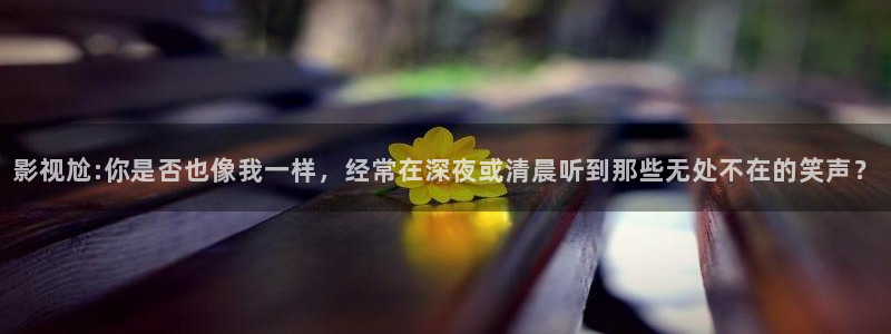 天狼影院午夜剧场：影视尬:你是否也像我一样，经常在深夜或清晨听到那些无处不在的笑声？